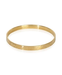 Pre-Owned Tiffany & Co Yellow Gold Notes Bangle Bracelet