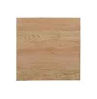 Jofran Archimedes 20" Arched Wood Square Modern Rustic End Table