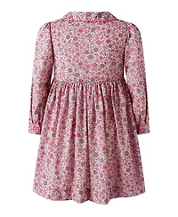 Rachel Riley Toddler Girls' 2T-5T Cosmos Long-Sleeve Floral-Print Dress