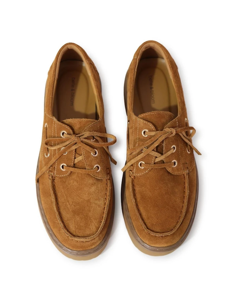 Belle & Bloom Women's Yachting Day Suede Boat Shoe