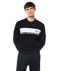 Sergio Tacchini Men's Storia Stripe Crewneck Sweater