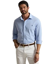 Polo Ralph Lauren Men's Big & Tall Stretch Knit Classic-Fit Oxford Shirt
