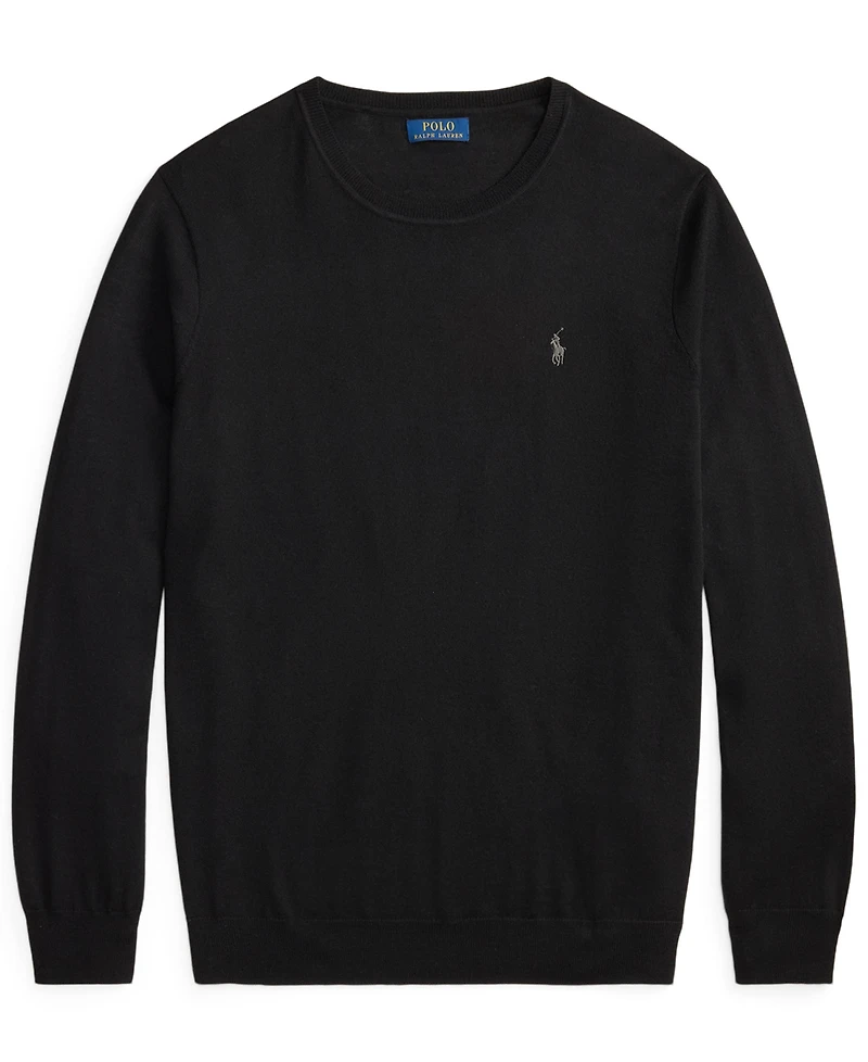 Polo Ralph Lauren Men's Big & Tall Regular-Fit Wool Crewneck Sweater