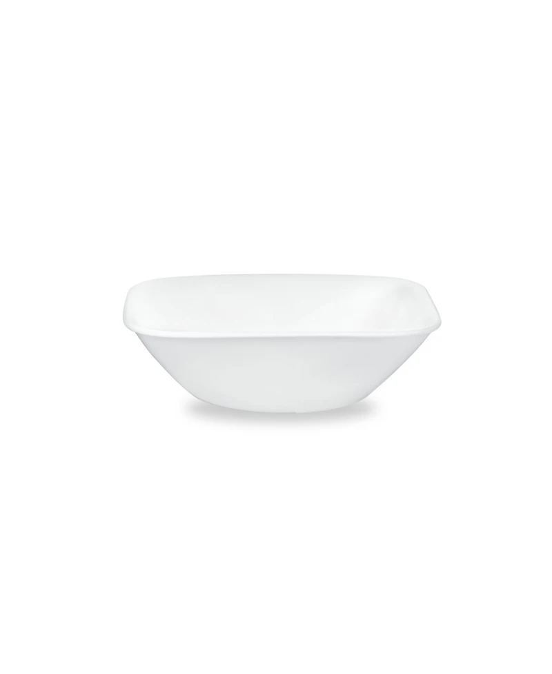 Corelle Square Round Pure White Dip & Condiment Bowl