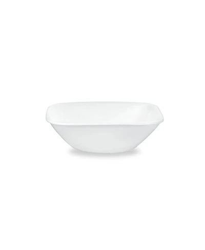 Corelle Square Round Pure White Dip & Condiment Bowl