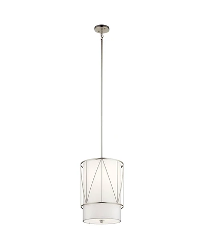 Kichler Birkleigh 12" Wide Satin Nickel Steel Mini Pendant