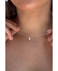 Untamed Petals Sloane Pearl and Crystal Necklace