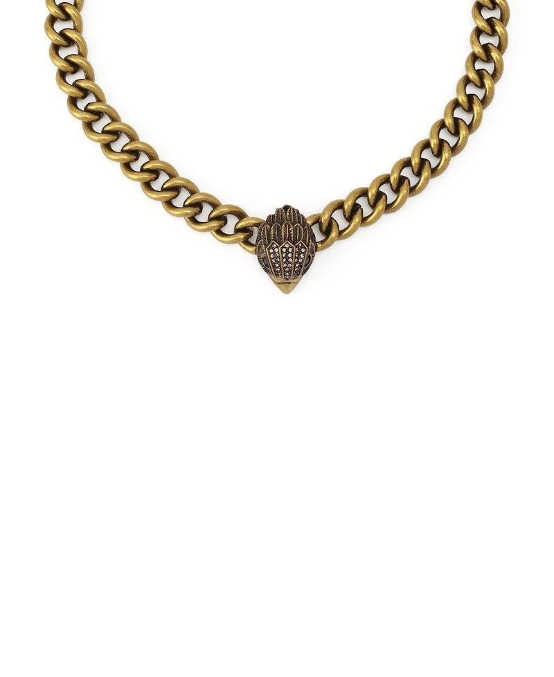 Kurt Geiger London Faux Stone Signature Eagle Collar Necklace