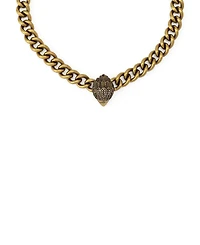 Kurt Geiger London Faux Stone Signature Eagle Collar Necklace