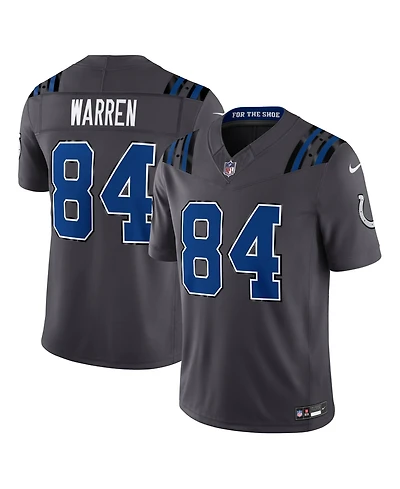 Nike Men's Tyler Warren Anthracite Indianapolis Colts 2026 Rivalries Collection Vapor F.u.s.e Stitched Limited Jersey