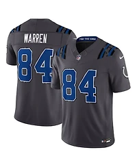 Nike Men's Tyler Warren Anthracite Indianapolis Colts 2026 Rivalries Collection Vapor F.u.s.e Stitched Limited Jersey