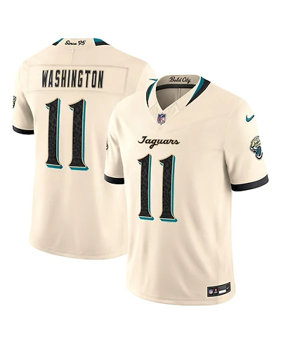 Nike Men's Parker Washington Natural Jacksonville Jaguars 2026 Rivalries Collection Vapor F.u.s.e Stitched Limited Jersey