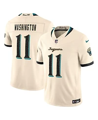 Nike Men's Parker Washington Natural Jacksonville Jaguars 2026 Rivalries Collection Vapor F.u.s.e Stitched Limited Jersey