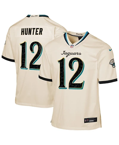 Nike Big Boys and Girls Travis Hunter Natural Jacksonville Jaguars 2026 Rivalries Collection Game Jersey