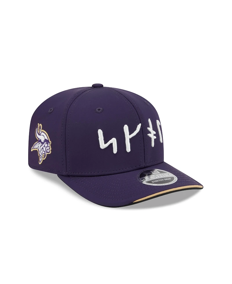 New Era Men's Purple Minnesota Vikings 2026 Rivalries Collection Sideline 9SEVENTY Adjustable Hat