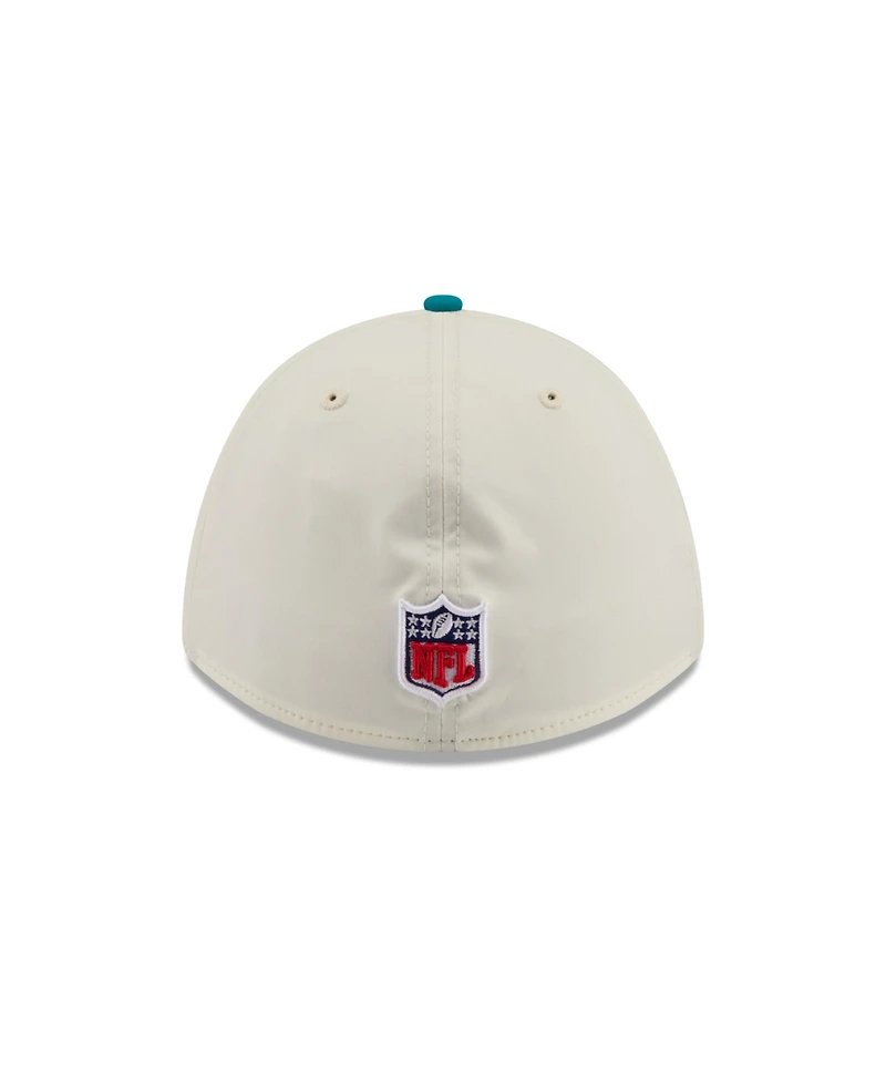 New Era Men's Cream/Black Jacksonville Jaguars 2026 Rivalries Collection 39THIRTY Flex Hat