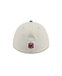 New Era Men's Cream/Black Jacksonville Jaguars 2026 Rivalries Collection 39THIRTY Flex Hat