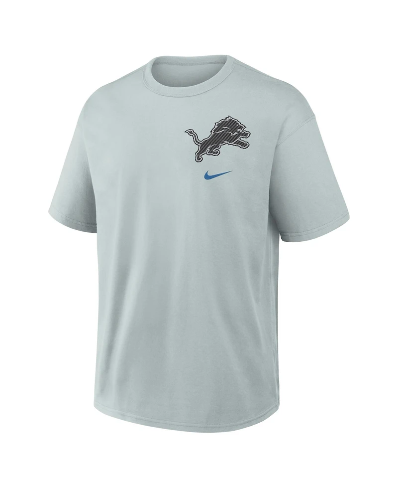 Nike Men's Silver Detroit Lions 2026 Rivalries Collection Max90 T-Shirt