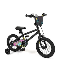Hongge 14-Inch Kids Bike with Detachable Training Wheels and Dual Brakes, Ages 3-5