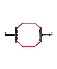Hongge Detachable Trap Hex Bar 2 in with Knurled Neutral Grips and 500 lbs Capacity for Deadlifts and Shrugs