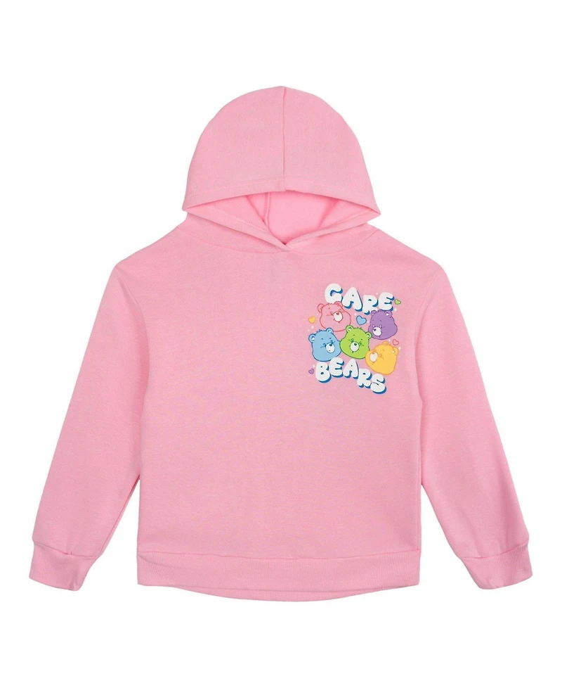 Care Bears Toddler Girls' 2T-5T Long-Sleeve Hooded Hoodie and Leggings, 2-Piece Set