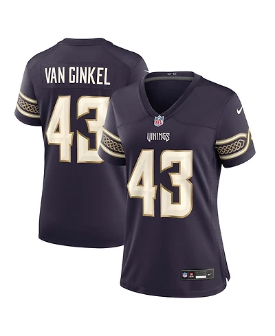 Nike Women's Andrew Van Ginkel Purple Minnesota Vikings 2026 Rivalries Collection Game Jersey