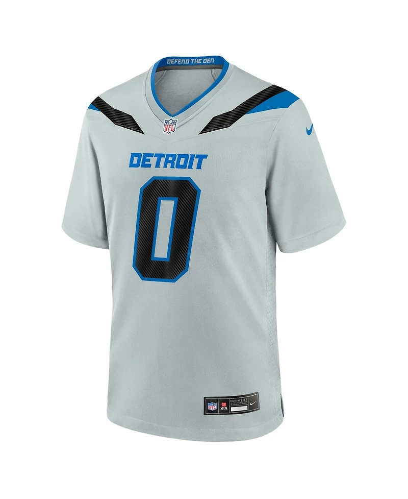 Nike Men's Jahmyr Gibbs Silver Detroit Lions 2026 Rivalries Collection Game Jersey