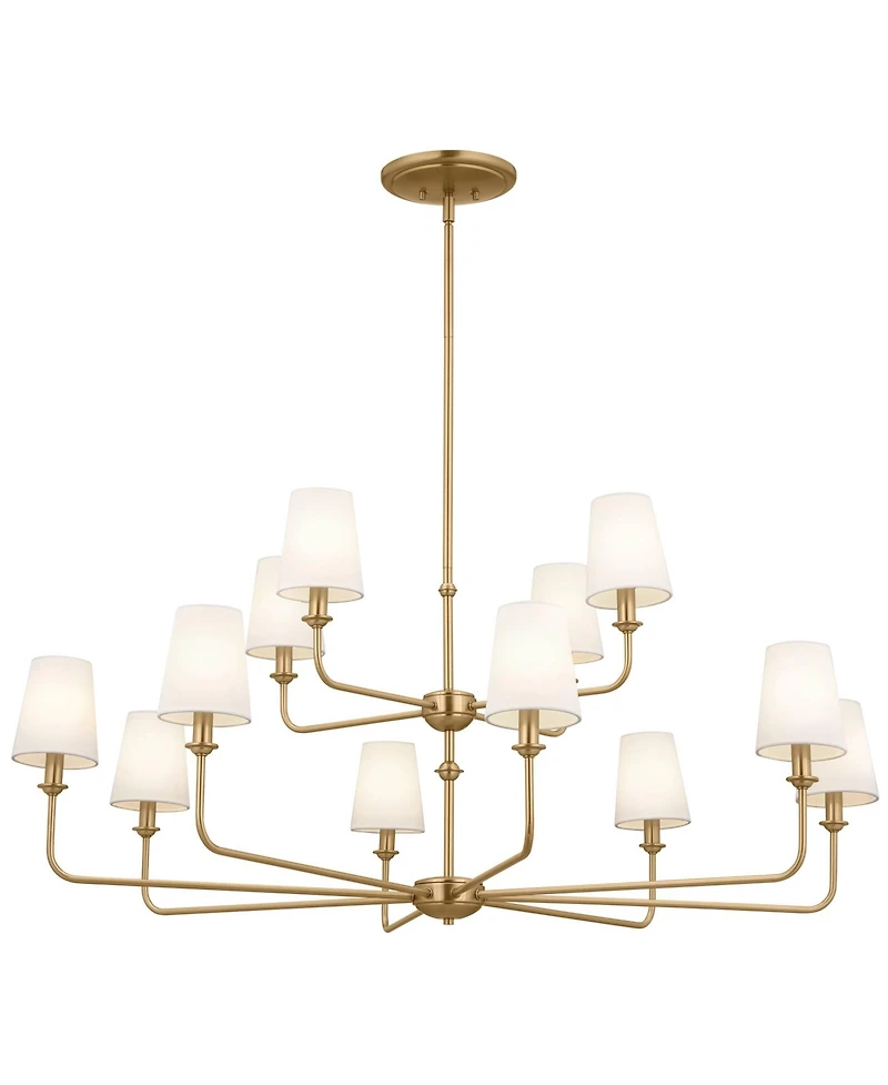 Kichler Pallas 42 3/4" Wide Brushed Natural 12-Light Chandelier