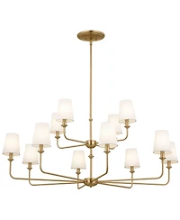 Kichler Pallas 42 3/4" Wide Brushed Natural 12-Light Chandelier