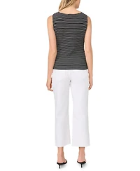 Sam & Jess Women's Asymmetrical Ruched Cowl Neck Knit Top