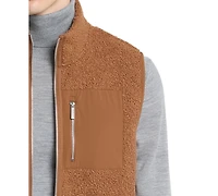 Michael Kors Men's Boucle Stand-Collar Regular-Fit Vest