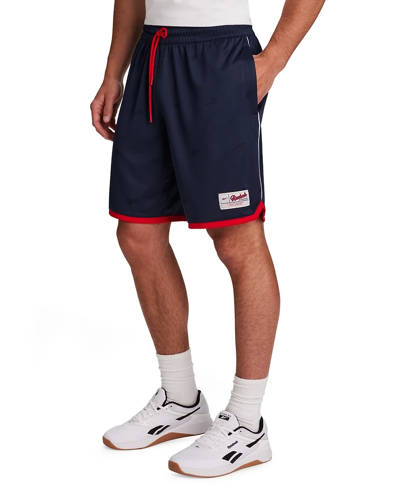 Reebok Men's United Americana-Print Shorts, 9" Inseam