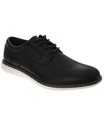 Perry Ellis Men's Casual Plain Toe Faux Leather Oxford Shoes