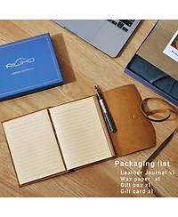 Danrong Journal Notebook Handmade 260 Pages Writing Gift For Men Women Travel