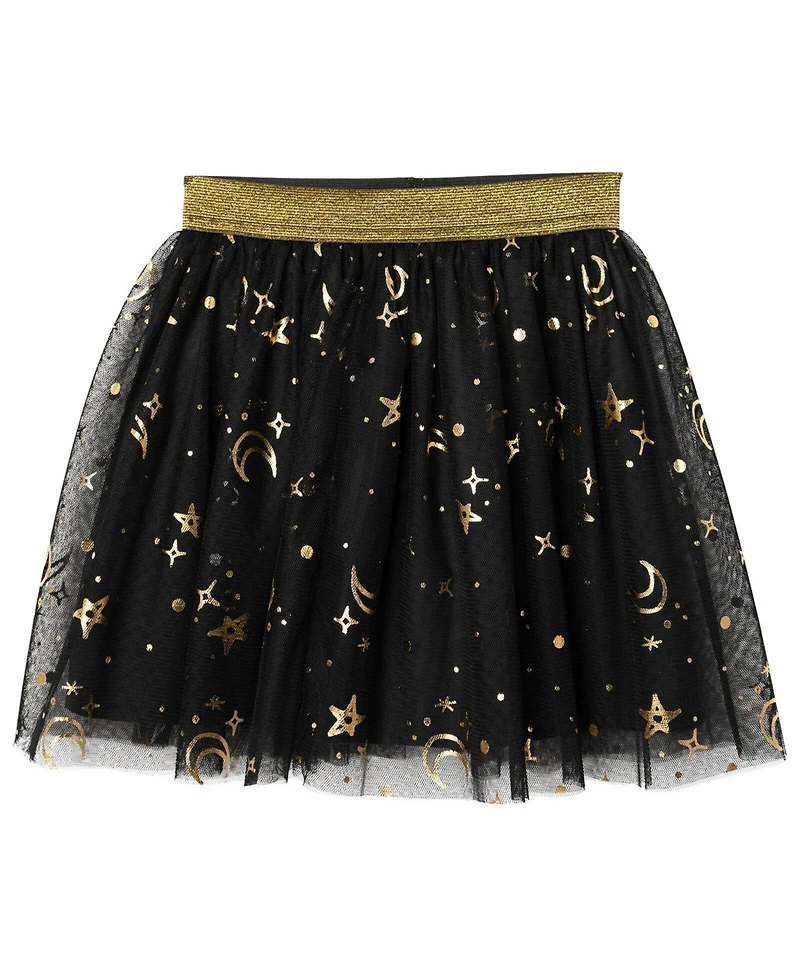Wicked Toddler Girls' 2T-5T Long-Sleeve Tulle Tutu T-Shirt and Tutu Skirt, 2-Piece Set