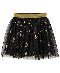 Wicked Toddler Girls' 2T-5T Long-Sleeve Tulle Tutu T-Shirt and Tutu Skirt, 2-Piece Set