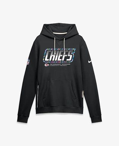 Nike Men's Black Kansas City Chiefs 2026 Nfl Cruical Catch Sideline Dri-Fit Pullover Hoodie