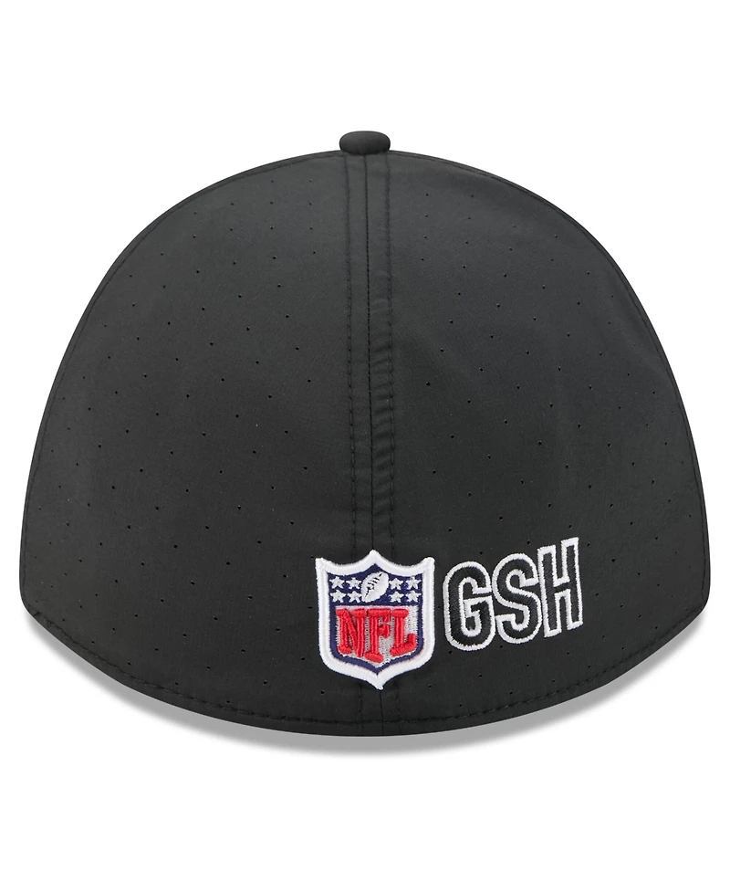 New Era Men's Black Chicago Bears 2026 Nfl Cruical Catch 39THIRTY M-Crown Stretch Hat