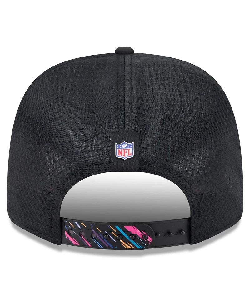 New Era Men's Black Los Angeles Rams 2026 Nfl Cruical Catch 9SEVENTY Adjustable Trucker Hat