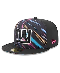 New Era Men's Black York Giants 2026 Nfl Cruical Catch 59FIFTY Fitted Hat