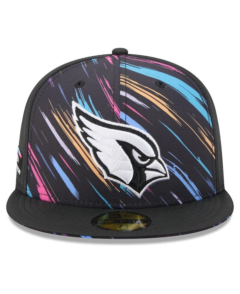 New Era Men's Black Arizona Cardinals 2026 Nfl Cruical Catch 59FIFTY Fitted Hat