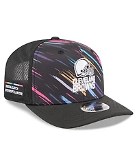 New Era Men's Black Cleveland Browns 2026 Nfl Cruical Catch 9SEVENTY Adjustable Trucker Hat