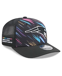 New Era Men's Black New England Patriots 2026 Nfl Cruical Catch 9SEVENTY Adjustable Trucker Hat
