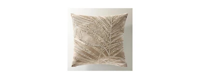 Z Gallerie Frond Embroidered Bead Pillow 20"