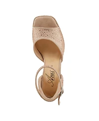 Azura Women's Sparksfly Ankle Strap Sandal with Cork Sole