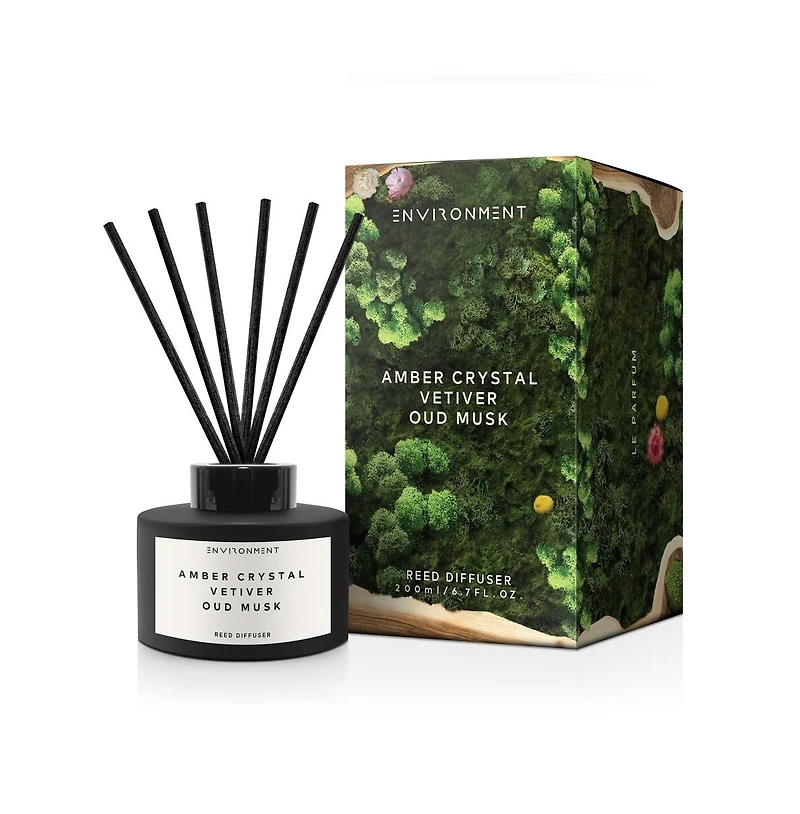 Environment Diffuser Inspired By Baccarat Rouge 540 Amber Crystal Vetiver Oud Musk