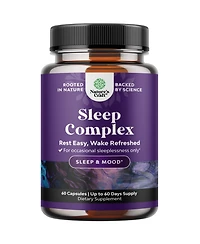 Nature's Craft Sleep Formula with Magnesium, L-Theanine and Gaba | 60 Count