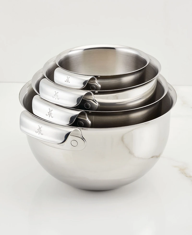 Hestan Stainless-Steel 4-Piece Mixing Bowl Set