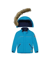 Deux par Little Boys 6-8 Two Piece Discover Snowsuit Blue