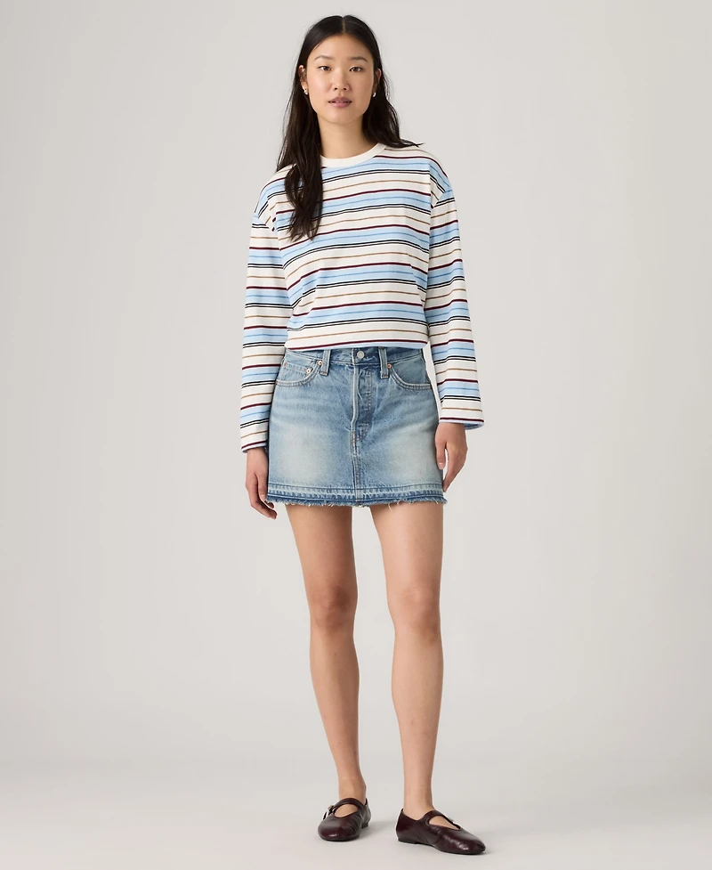 Levi's Women's Icon High-Waisted Mini Denim Skirt